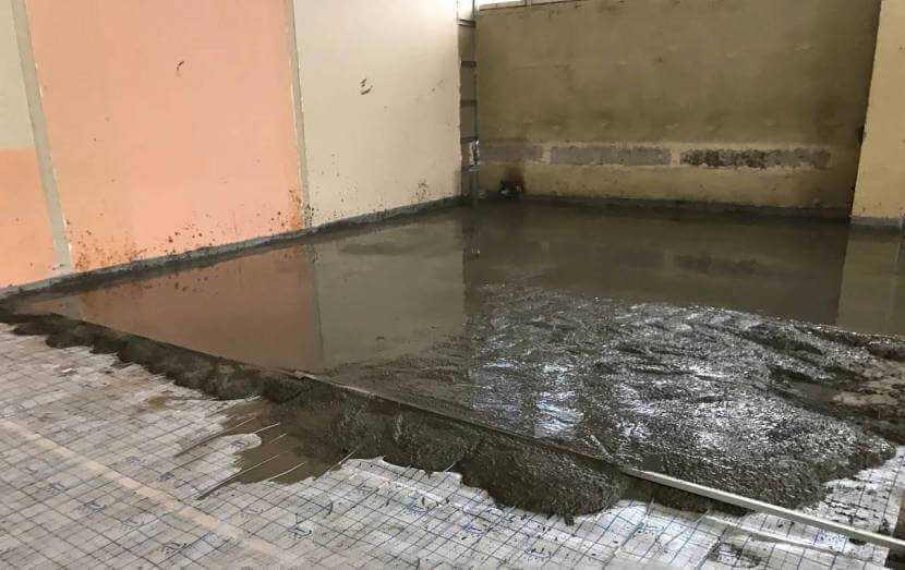 Фото заливки бетонного пола